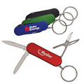 4 Function Pocket Knife w/Key-Ring